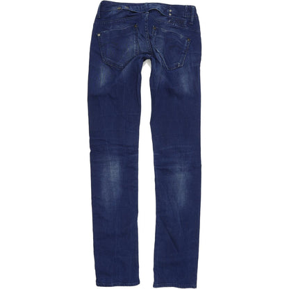 G-Star Women Blue Straight Regular Stretch Jeans W28 L34
