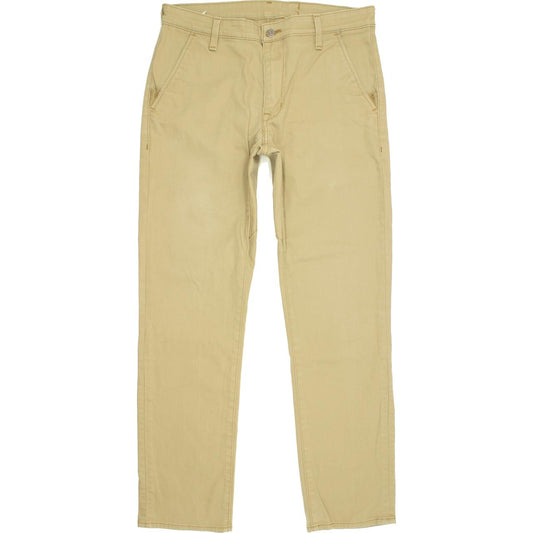 Levi's Men Beige Straight Regular Stretch Jeans W34 L30