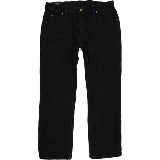 Lee Ranger Men Black Straight Regular Jeans W39 L32