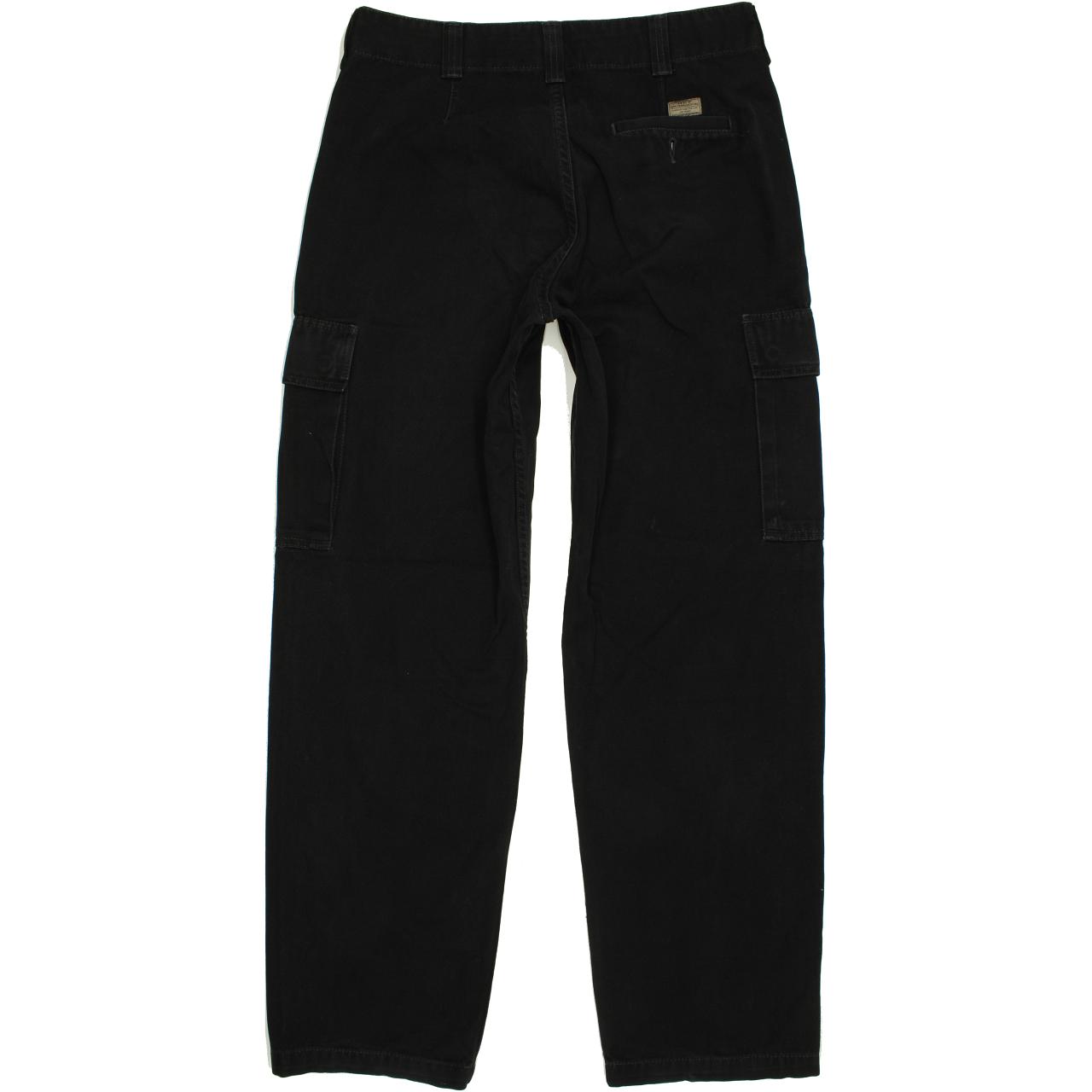 Levi's Men Black Straight Regular Jeans W34 L32