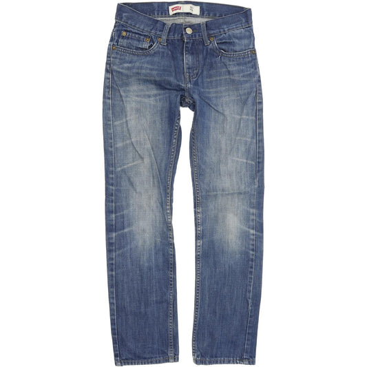 Levi's 511 Kids Blue Straight Slim Jeans W26 L26