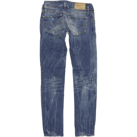 Diesel Matic 008SV Women Blue Skinny Slim Stretch Jeans W27 L32