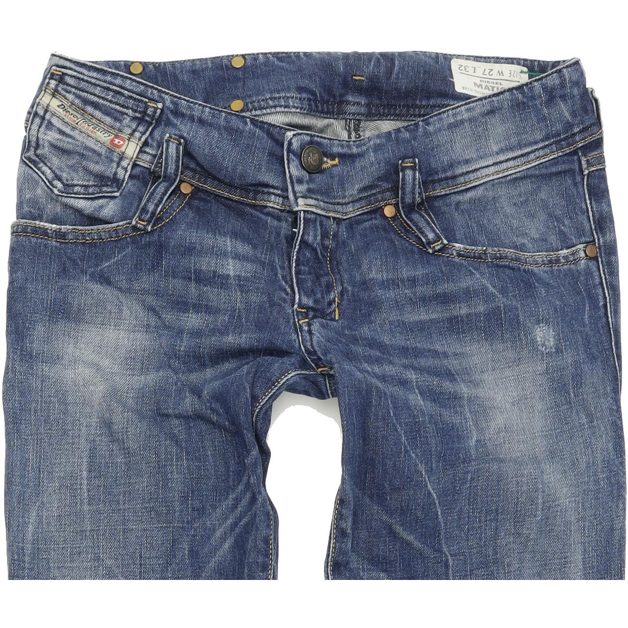 Diesel Matic 008SV Women Blue Skinny Slim Stretch Jeans W27 L32