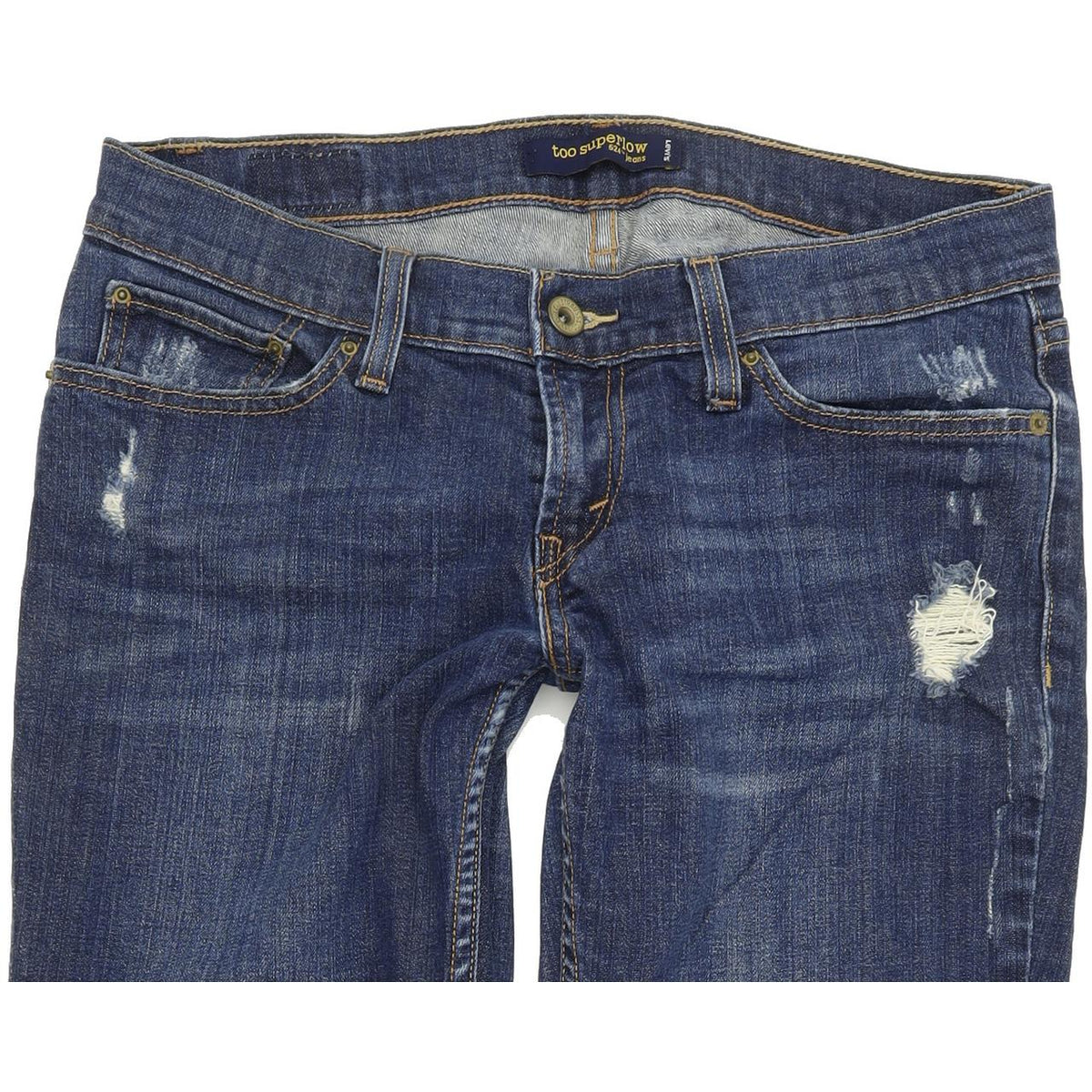 Levi's 524 Women Blue Skinny Slim Stretch Jeans W28 L29