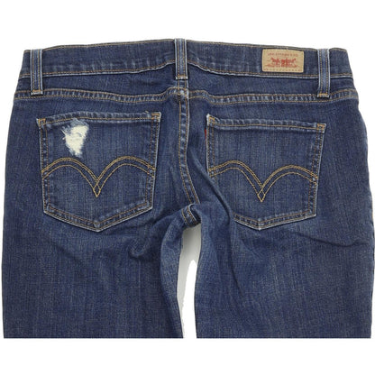 Levi's 524 Women Blue Skinny Slim Stretch Jeans W28 L29