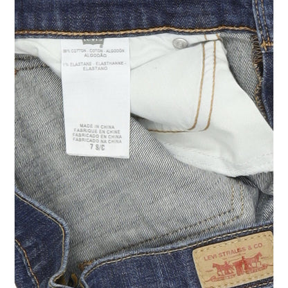 Levi's 524 Women Blue Skinny Slim Stretch Jeans W28 L29