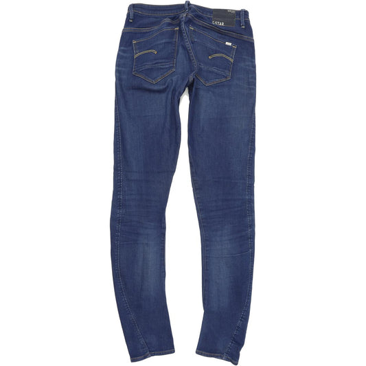 G-Star Arc 3D Women Blue Skinny Slim Stretch Jeans W28 L34