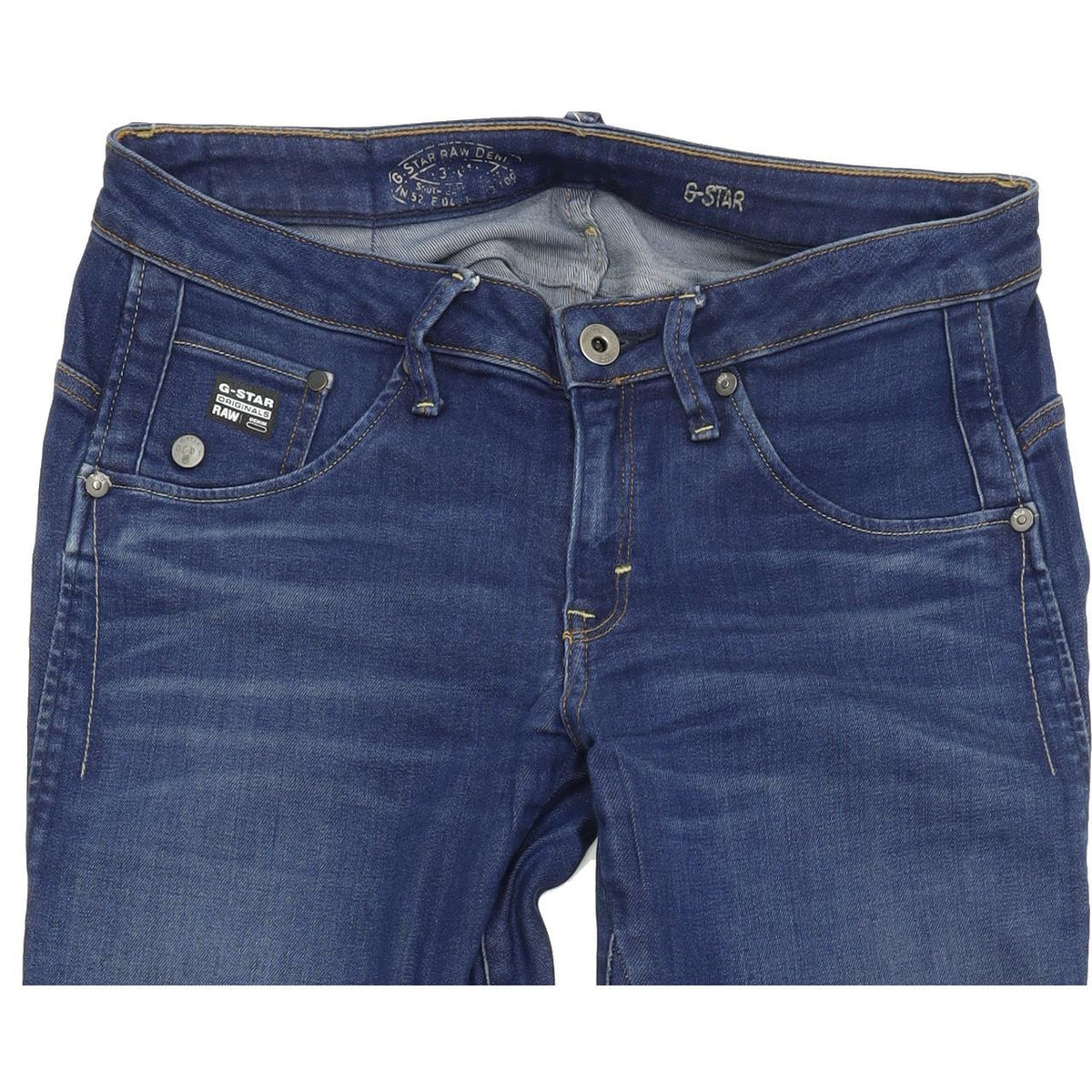 G-Star Arc 3D Women Blue Skinny Slim Stretch Jeans W28 L34