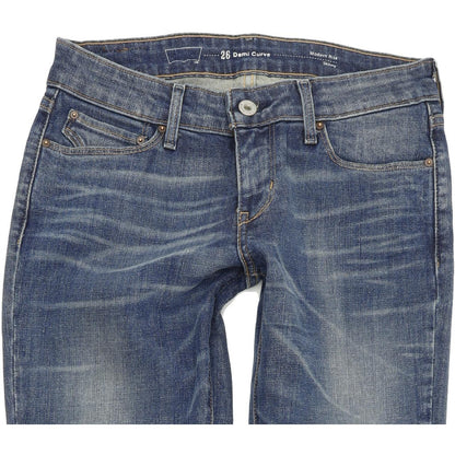 Levi's Demi Curve Women Blue Skinny Slim Stretch Jeans W26 L33