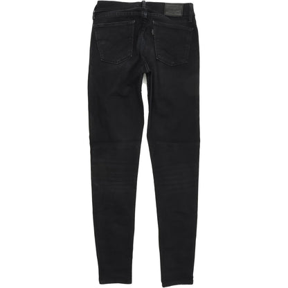 Levi's 710 Women Black Skinny Slim Stretch Jeans W27 L30