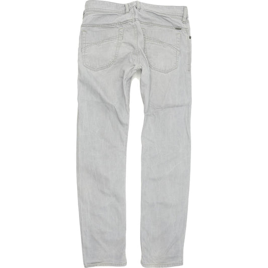 Diesel Iakop 0824H Men Grey Tapered Slim Jeans W30 L32