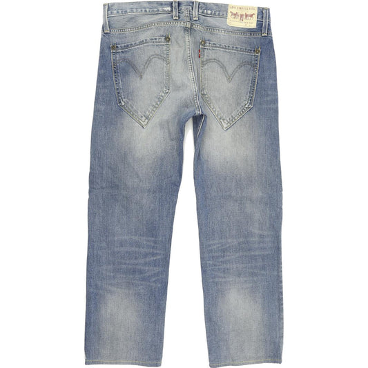 Levi's 504 Men Blue Straight Regular Jeans W34 L28