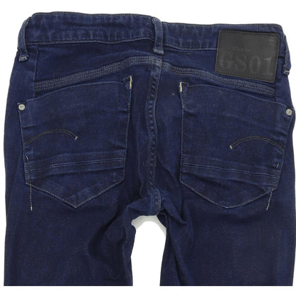 G-Star New Radar Women Blue Skinny Slim Stretch Jeans W28 L32