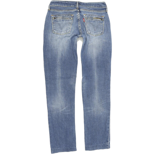 Levi's 571 Women Blue Straight Regular Stretch Jeans W29 L29