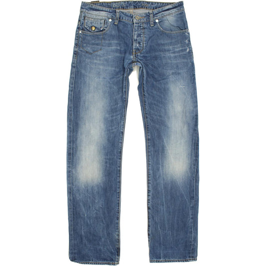 G-Star Men Blue Straight Regular Jeans W30 L32