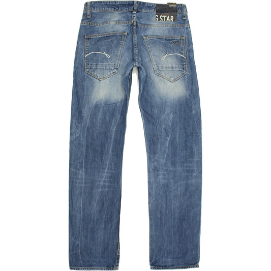 G-Star Men Blue Straight Regular Jeans W30 L32