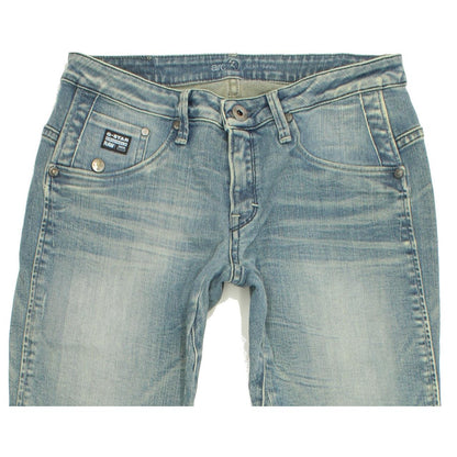 G-Star Arc Femme Women Blue Skinny Slim Stretch Jeans W27 L32