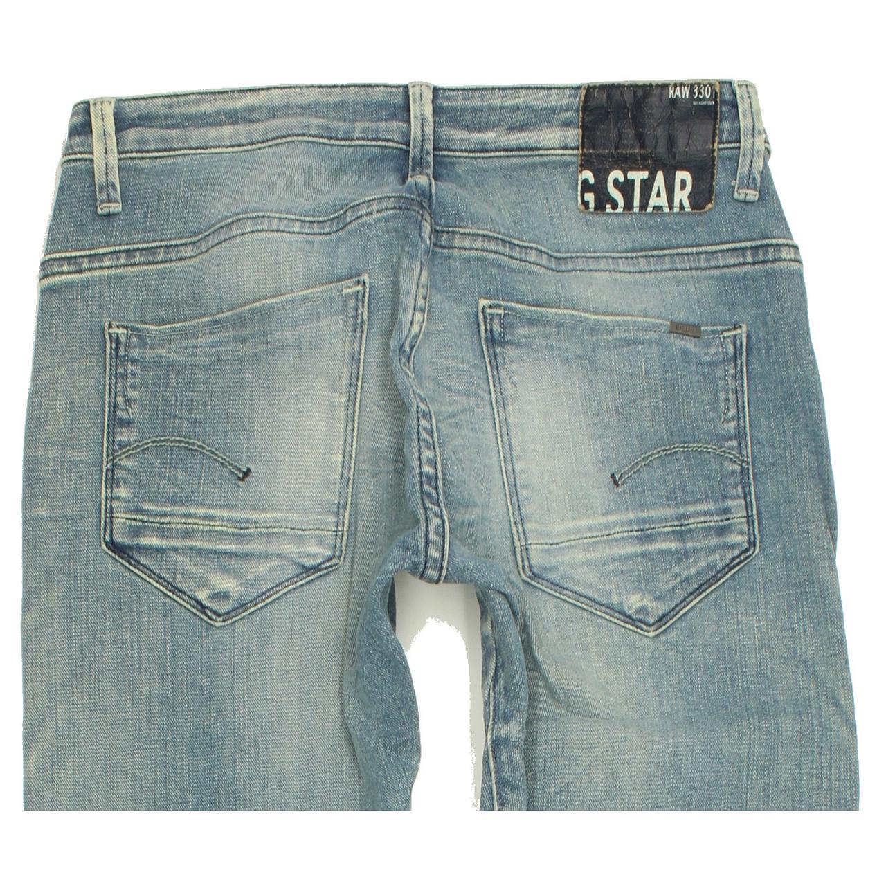 G-Star Arc Femme Women Blue Skinny Slim Stretch Jeans W27 L32
