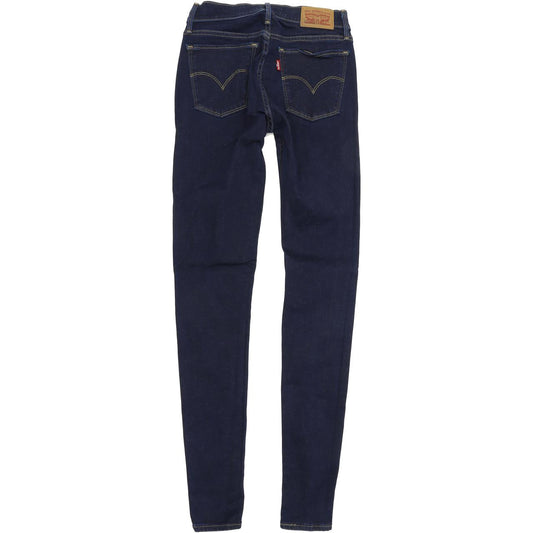 Levi's 710 Women Blue Skinny Slim Stretch Jeans W26 L32