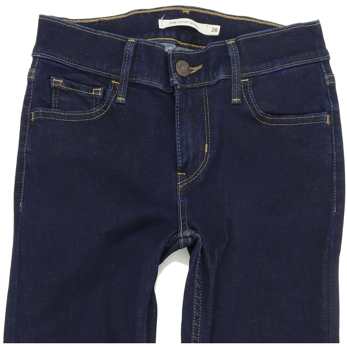 Levi's 710 Women Blue Skinny Slim Stretch Jeans W26 L32