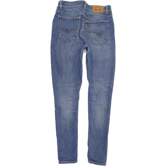 Levi's 721 Women Blue Skinny Slim Stretch Jeans W27 L30