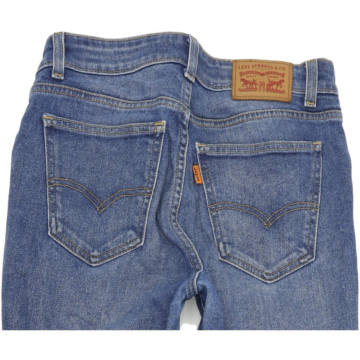 Levi's 721 Women Blue Skinny Slim Stretch Jeans W27 L30