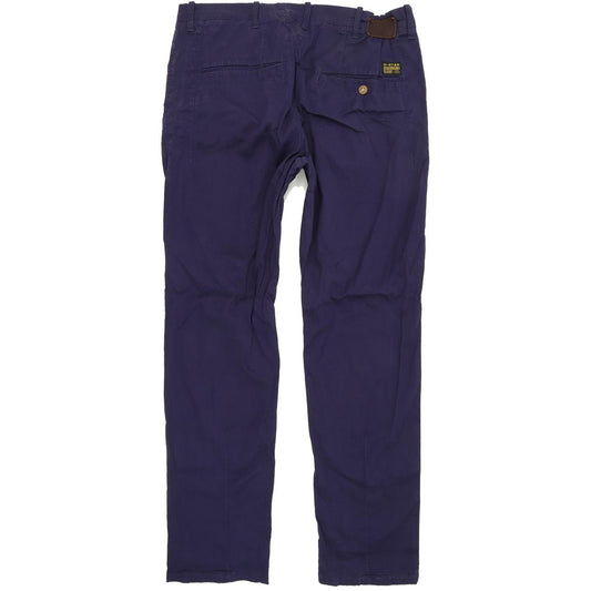 G-Star CL Bronson Women Purple Tapered Regular Chino Stretch Jeans W29 L30