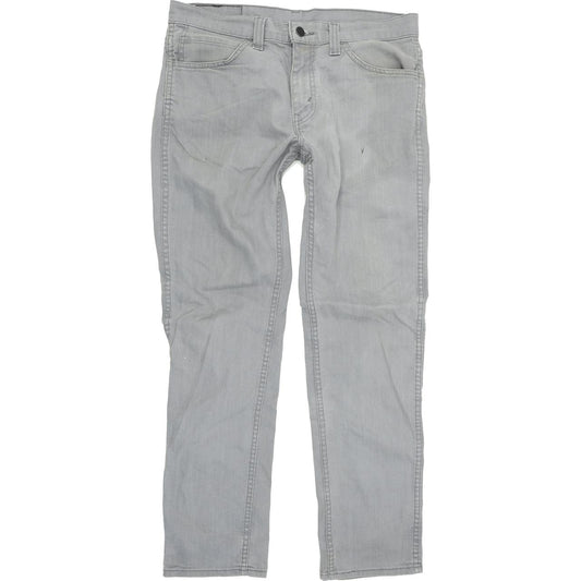 Levi's 511 Men Grey Skinny Slim Stretch Jeans W32 L31