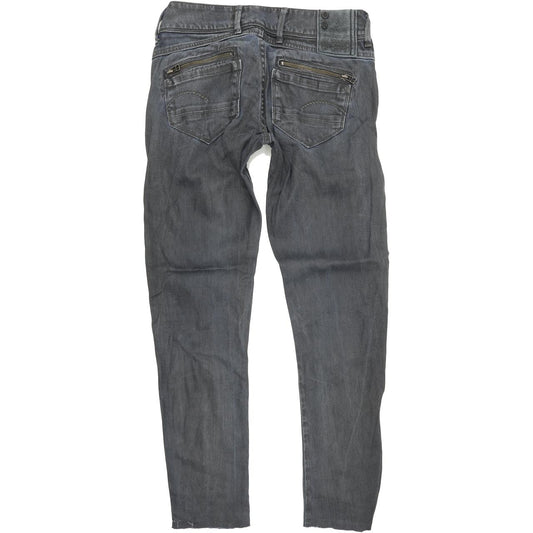 G-Star Women Blue Skinny Slim Stretch Jeans W28 L29