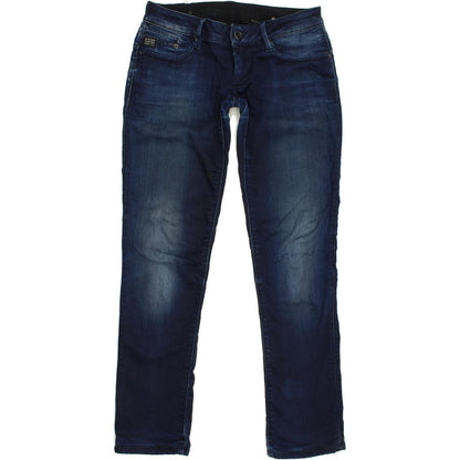 G-Star Midge Women Blue Straight Slim Stretch Jeans W30 L32
