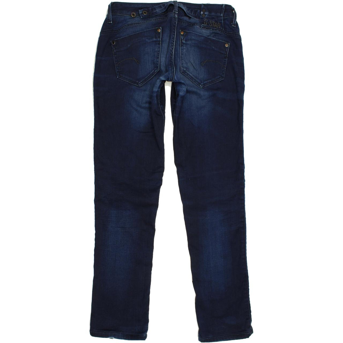 G-Star Midge Women Blue Straight Slim Stretch Jeans W30 L32