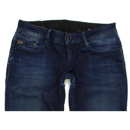 G-Star Midge Women Blue Straight Slim Stretch Jeans W30 L32