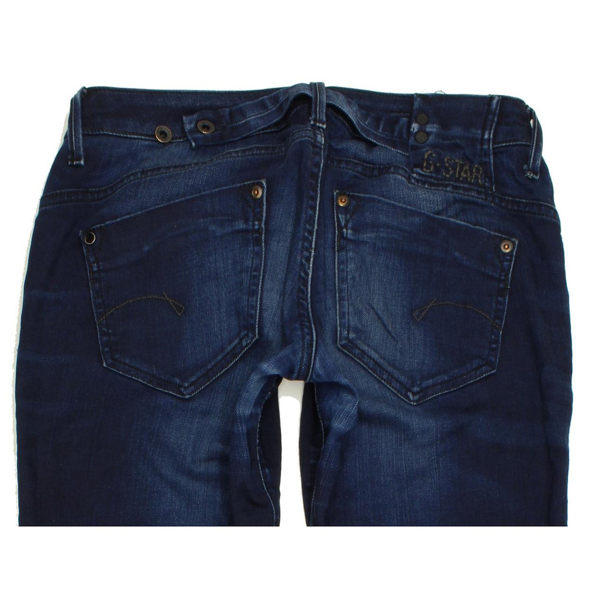 G-Star Midge Women Blue Straight Slim Stretch Jeans W30 L32