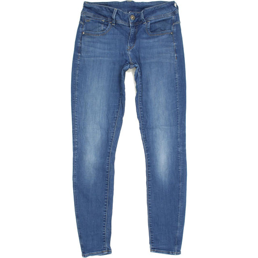 G-Star Lynn Women Blue Skinny Slim Jeans W31 L32