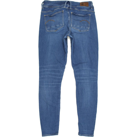 G-Star Lynn Women Blue Skinny Slim Jeans W31 L32