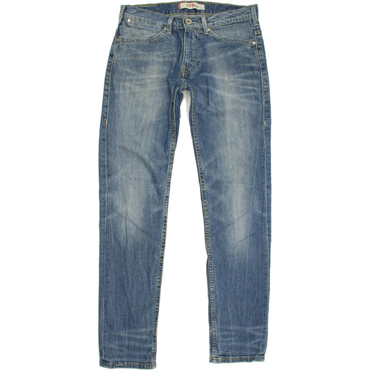 Levi's 519 Men Blue Tapered Slim Stretch Jeans W30 L32
