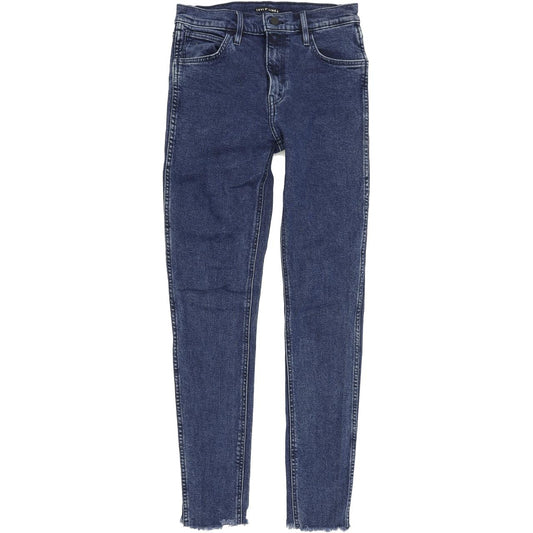 Levi's Line 8 Women Blue Skinny Slim Stretch Jeans W28 L30