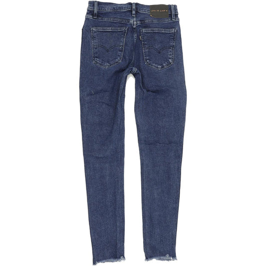 Levi's Line 8 Women Blue Skinny Slim Stretch Jeans W28 L30