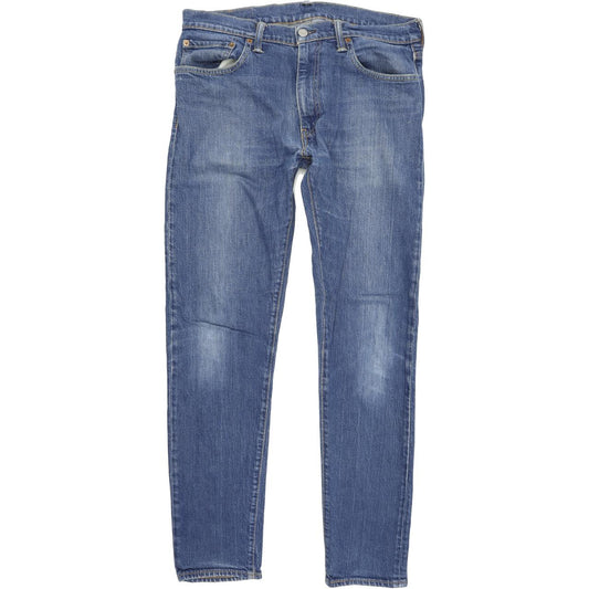 Levi's 512 Men Blue Skinny Slim Stretch Jeans W32 L32