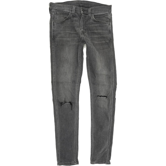 Levi's 519 Men Grey Skinny Slim Stretch Jeans W31 L34