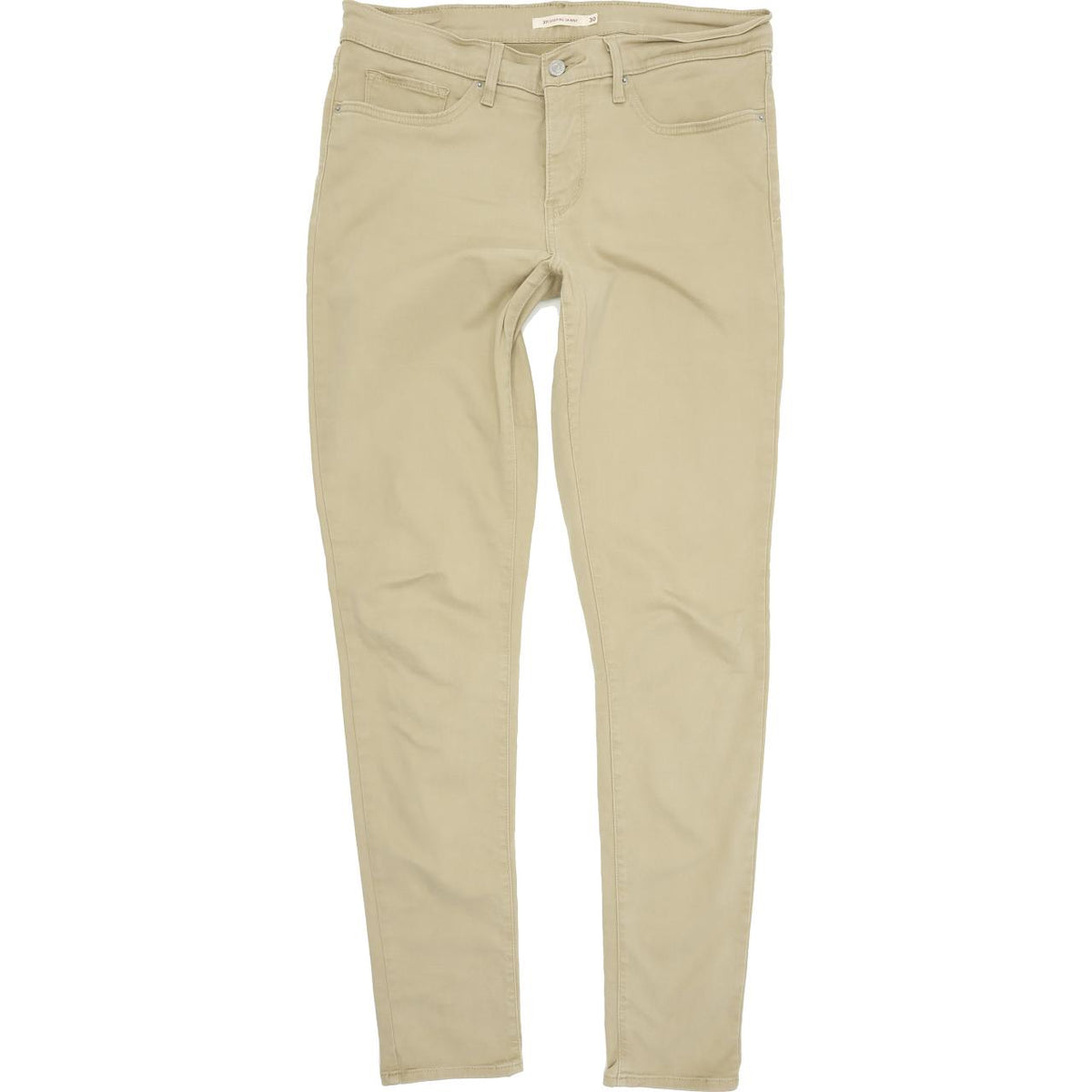 Levi's 311 Women Beige Skinny Slim Stretch Jeans W30 L34
