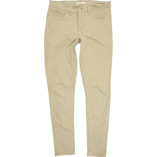 Levi's 311 Women Beige Skinny Slim Stretch Jeans W30 L34