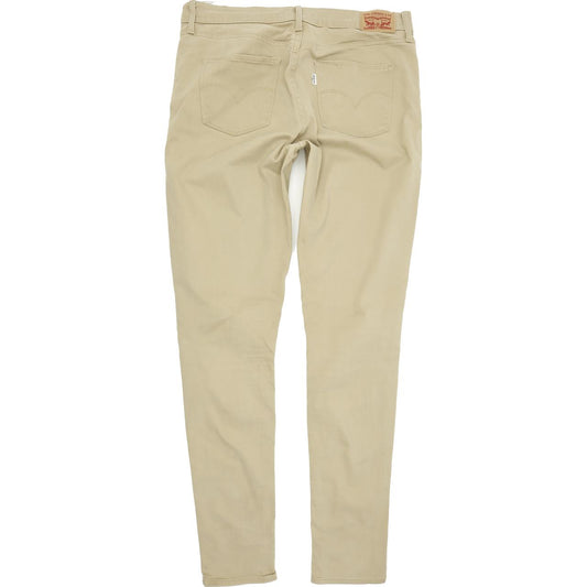 Levi's 311 Women Beige Skinny Slim Stretch Jeans W30 L34