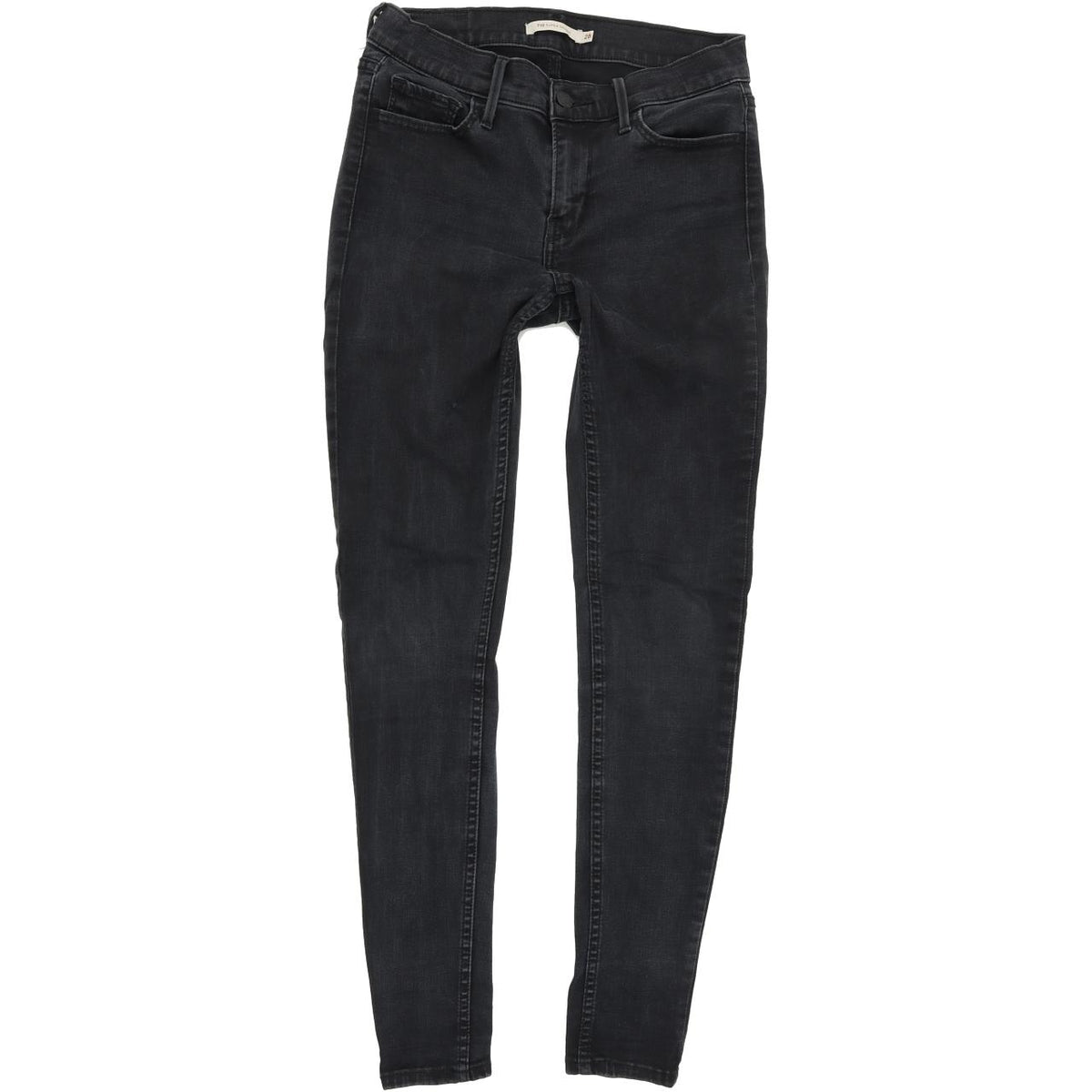 Levi's 710 Women Black Skinny Slim Stretch Jeans W28 L30