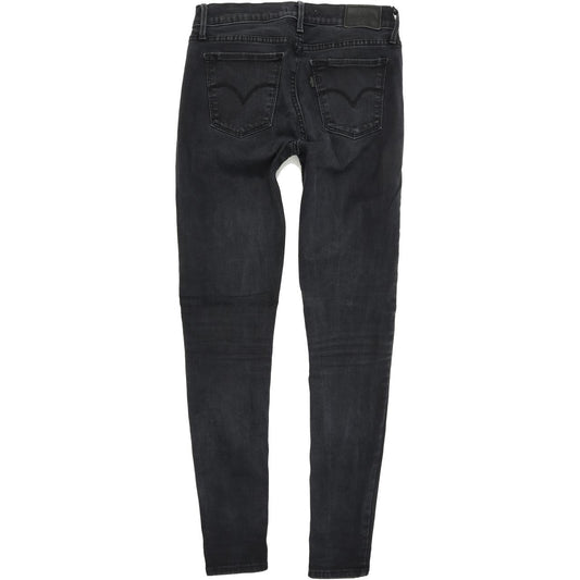 Levi's 710 Women Black Skinny Slim Stretch Jeans W28 L30