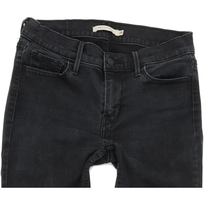 Levi's 710 Women Black Skinny Slim Stretch Jeans W28 L30