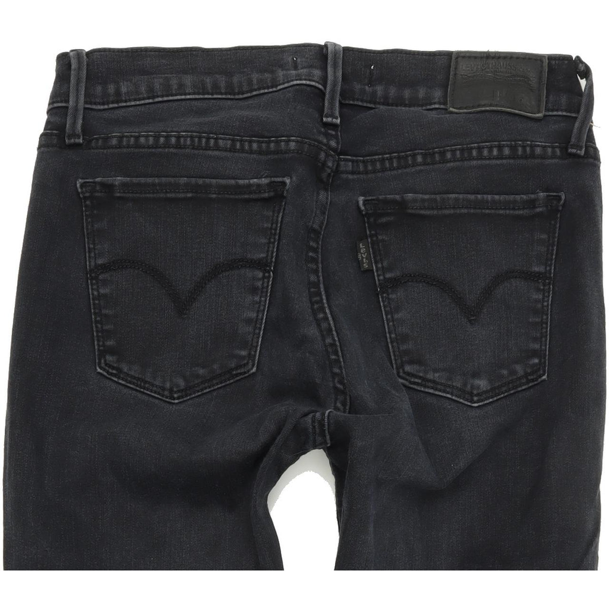 Levi's 710 Women Black Skinny Slim Stretch Jeans W28 L30