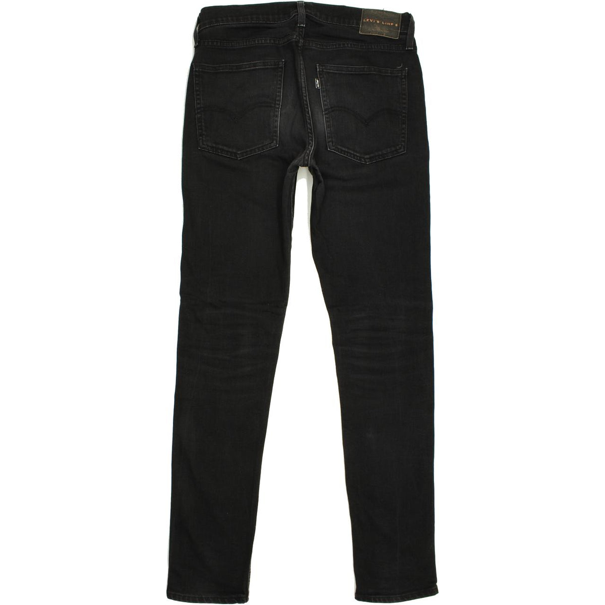 Levi's Line 8 Women Black Skinny Slim Stretch Jeans W32 L34