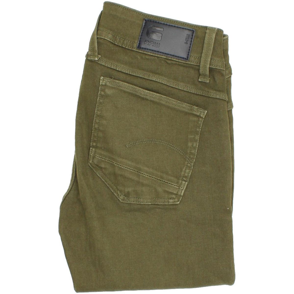 G-Star Women Khaki Skinny Slim Jeans W24 L30