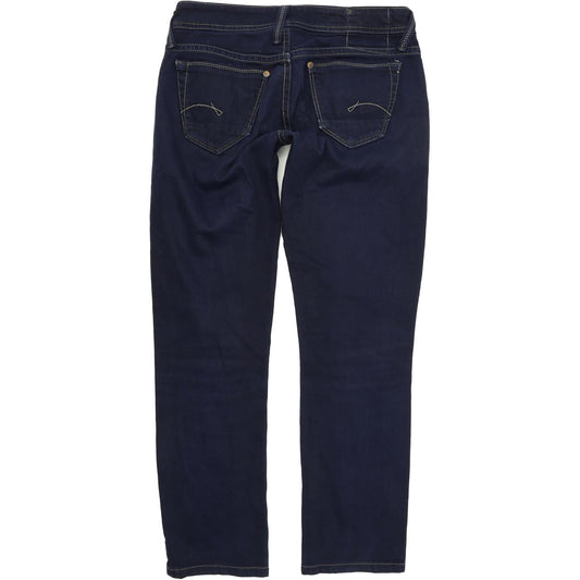 G-Star Core Women Blue Straight Regular Stretch Jeans W27 L28